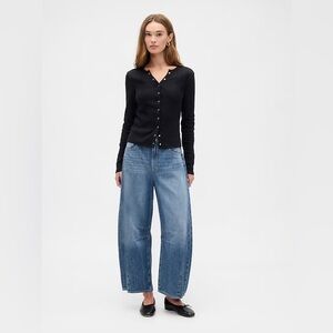 Gap High Rise Horseshoe Jeans, Size 32